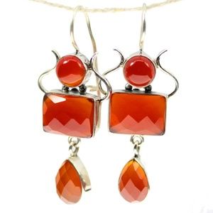 Carnelian Artisan Handmade Earrings